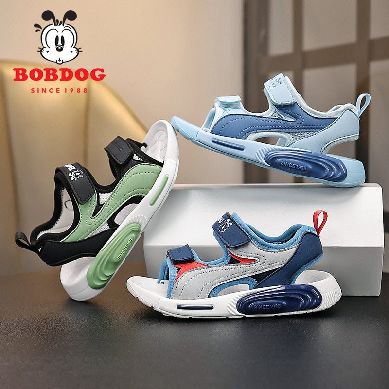 Babudou Boys Sandals Summer Summer Boys Shoes Sports Soft Sole Open Toe Beach Children'S Shoes - Image 4